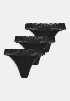 Anna Field 3 Pack Lace Trim Thong - String - Black -Anna Field 13815b0c5eb74aefa009a72fbc0b00d7 scaled