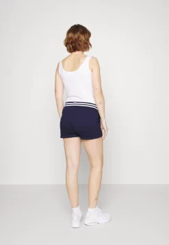 Maternity Detail Waistband Shorts - Shorts -Dark Blue