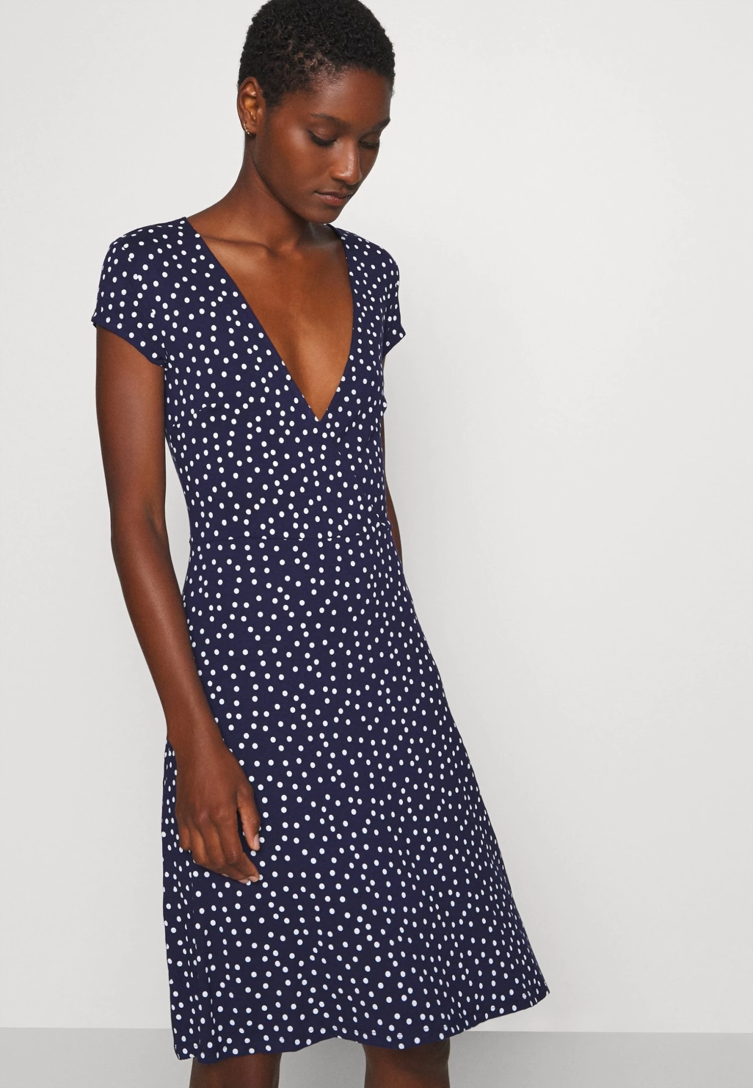 Anna Field Jerseyjurk - Maritime Blue/White 5 Anna Field Jerseyjurk - Maritime Blue/White - Afbeelding 5