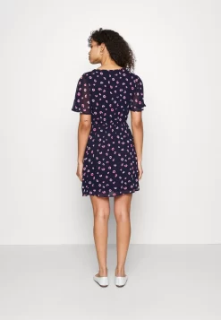 Anna Field V-Neck Sleeve Dress- Jurk - Dark Blue/Pink 13 Anna Field V-Neck Sleeve Dress- Jurk - Dark Blue/Pink -Anna Field 20c3fd60e6cc419788b7049ae2711e0a scaled