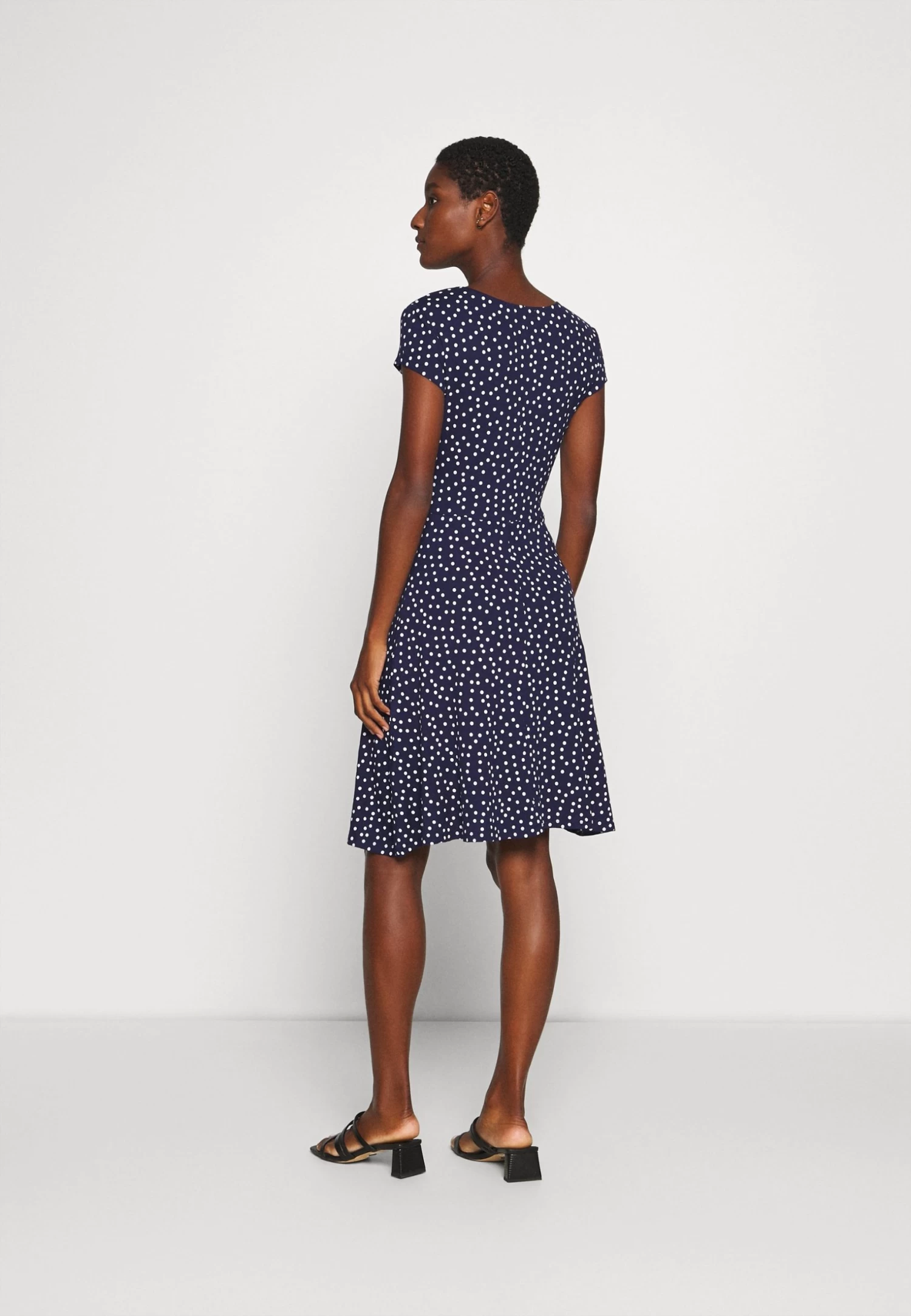 Anna Field Jerseyjurk - Maritime Blue/White 3 Anna Field Jerseyjurk - Maritime Blue/White - Afbeelding 3