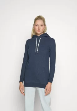 Hoodie - Mottled Dark Blue