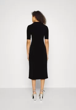 Center Front Knot Low Midi Dress - Jurk - Black -Anna Field 35367c25b3b64620b2ecd27a71387530 scaled