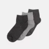 Anna Field Lurex Socks 3 Pack - Sokken - Grey/Black