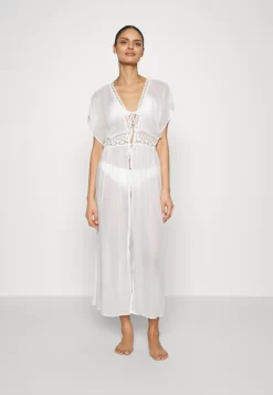 Anna Field Embroidered Cover Up/ 802 - Black - Strandaccessoire - 001 - White