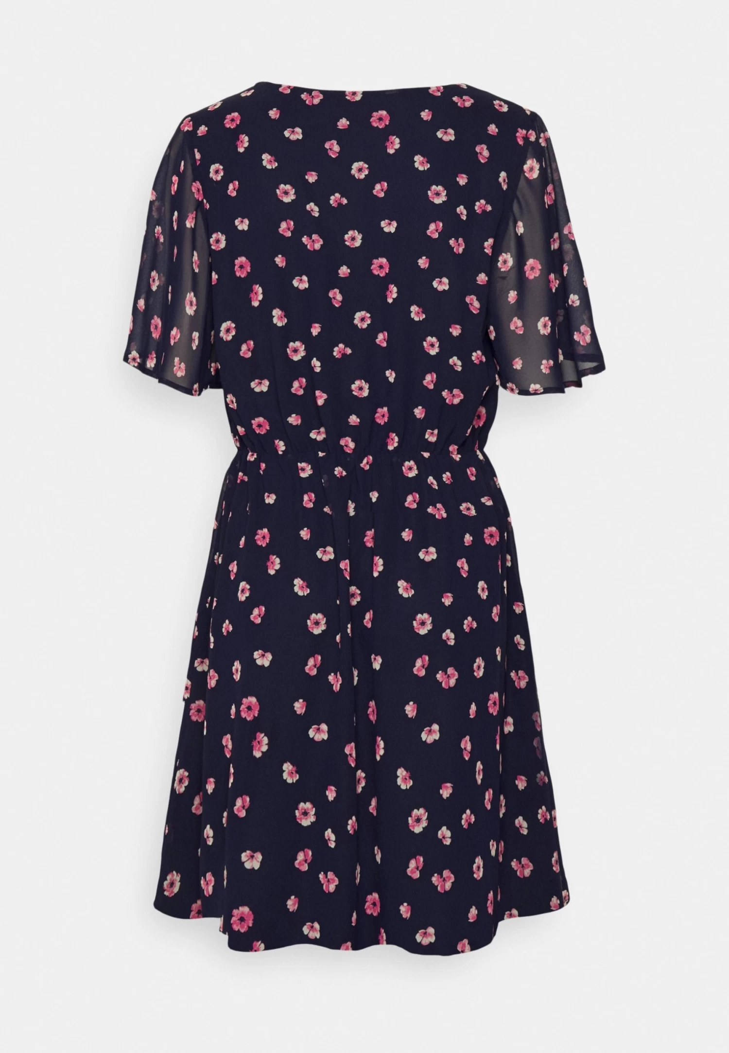 Anna Field V-Neck Sleeve Dress- Jurk - Dark Blue/Pink 9 Anna Field V-Neck Sleeve Dress- Jurk - Dark Blue/Pink - Afbeelding 9
