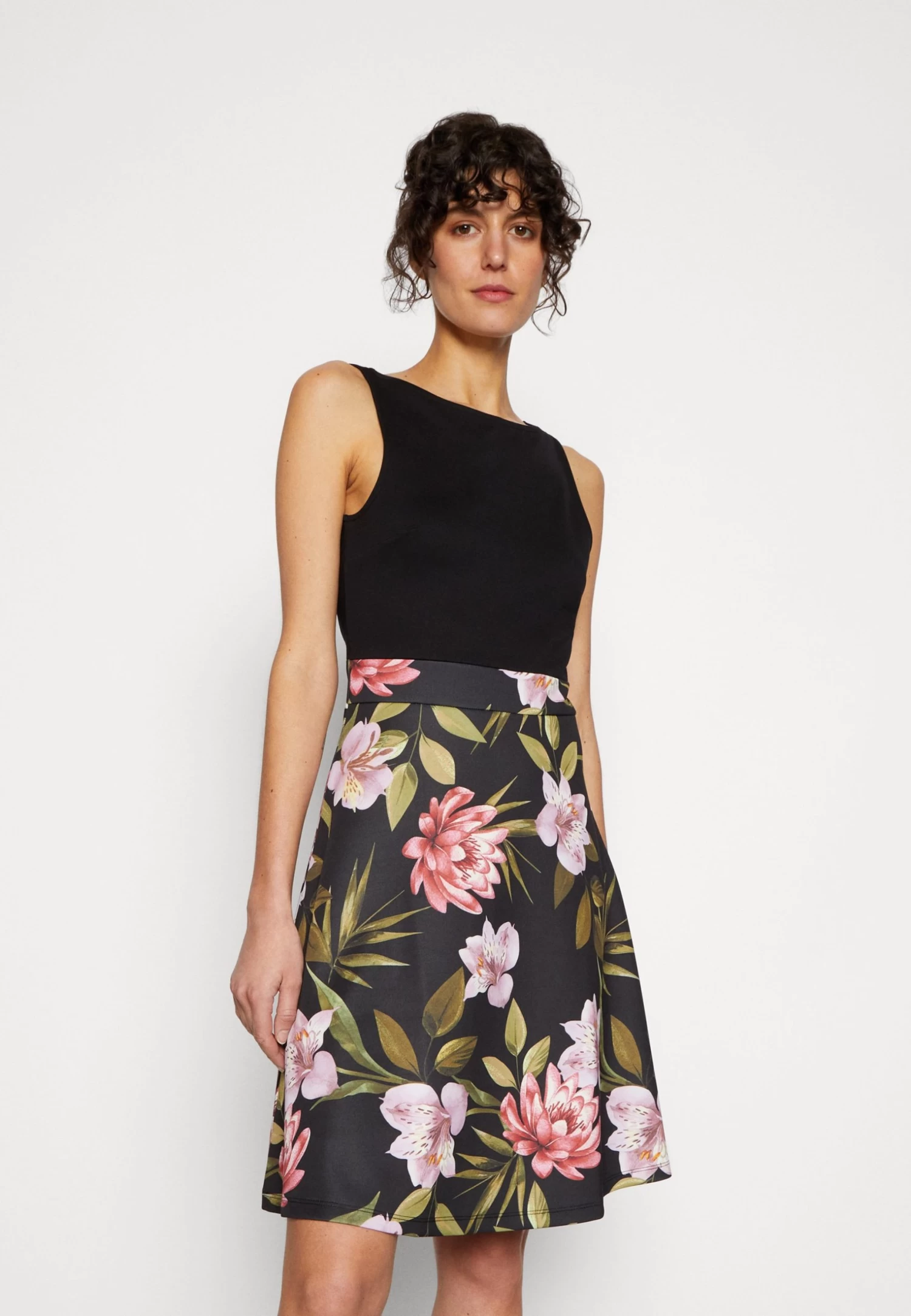 Anna Field Jurk - Black/Black/Pink 6 Anna Field Jurk - Black/Black/Pink - Afbeelding 6