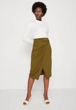 Anna Field Front Knot Midi Skirt - Kokerrok - Khaki 9 Anna Field Front Knot Midi Skirt - Kokerrok - Khaki -Anna Field 461ee7207cb243998c18cf265d0ad4bd scaled