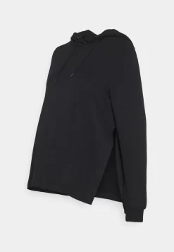 Nursing Hoodie With Slit - Hoodie - Black