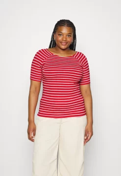 T-Shirt Print - Red/White