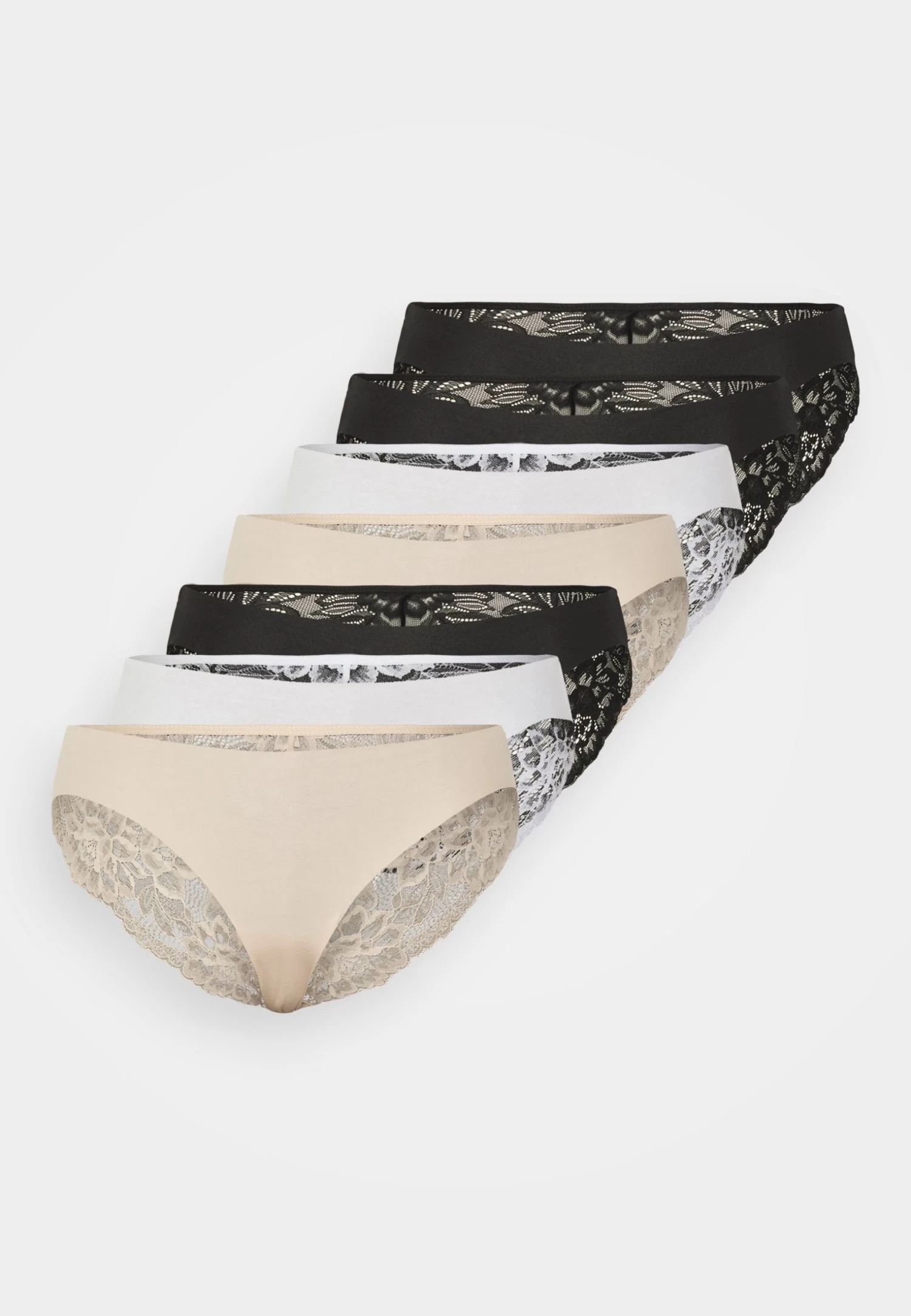 Anna Field 7 Pack - Slip - Black/ Nude/White 6 Anna Field 7 Pack - Slip - Black/ Nude/White - Afbeelding 6