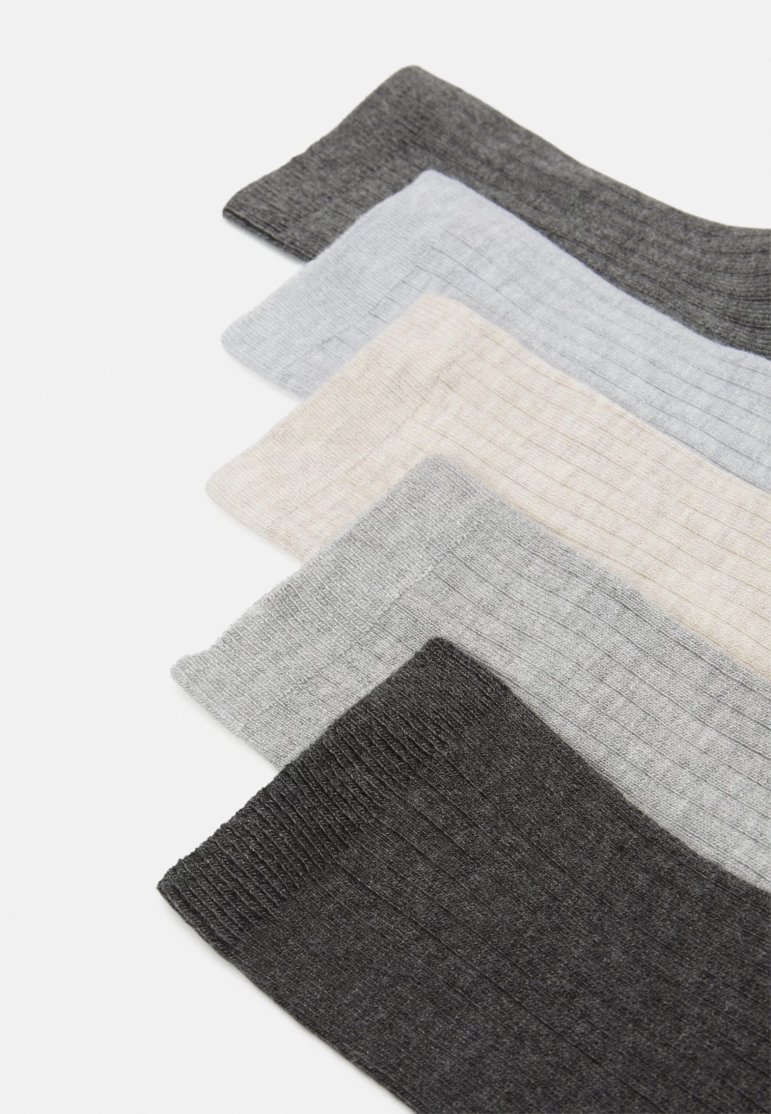 Anna Field 5 Pack - Sokken - Black/Grey 2 Anna Field 5 Pack - Sokken - Black/Grey - Afbeelding 2