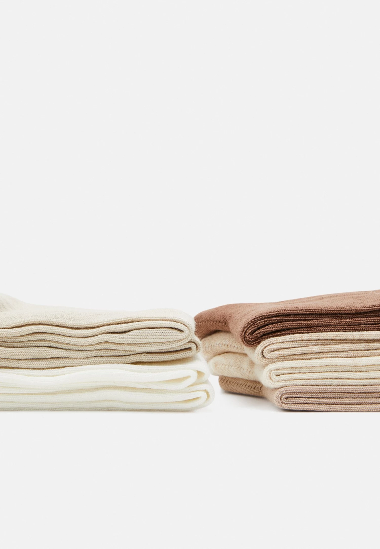 Anna Field 8 Pack - Sokken - White/Sand/Camel 2 Anna Field 8 Pack - Sokken - White/Sand/Camel - Afbeelding 2