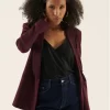 Anna Field Blazer - Bordeaux
