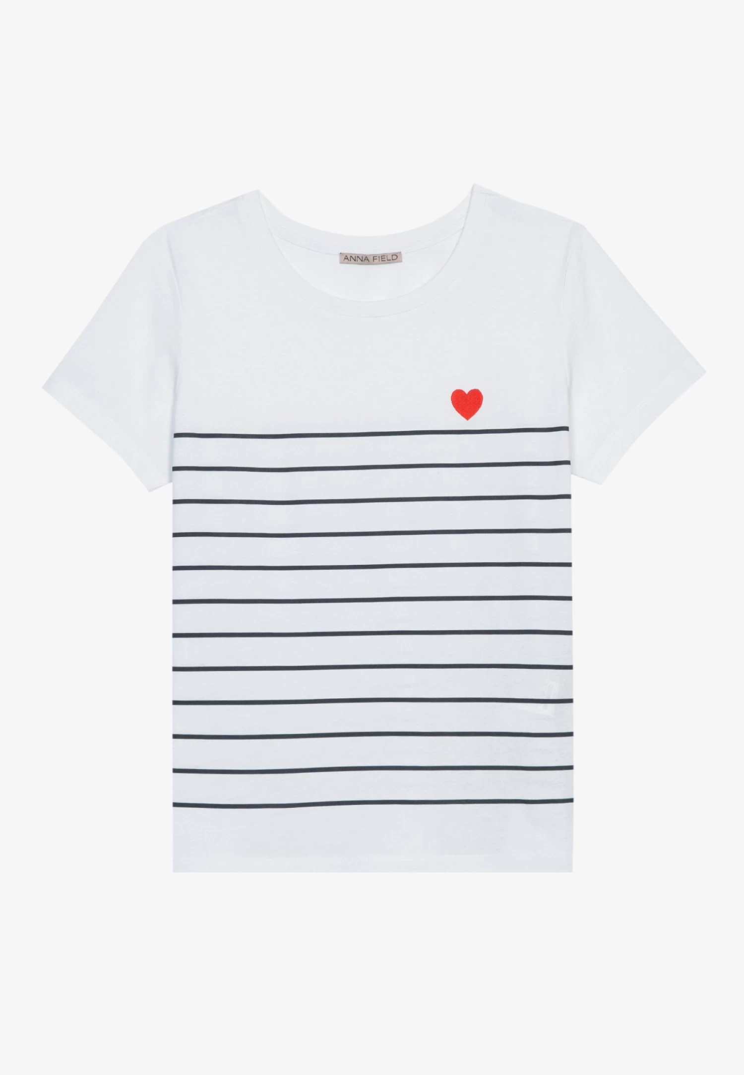 Anna Field T-Shirt Print - White 4 Anna Field T-Shirt Print - White - Afbeelding 4