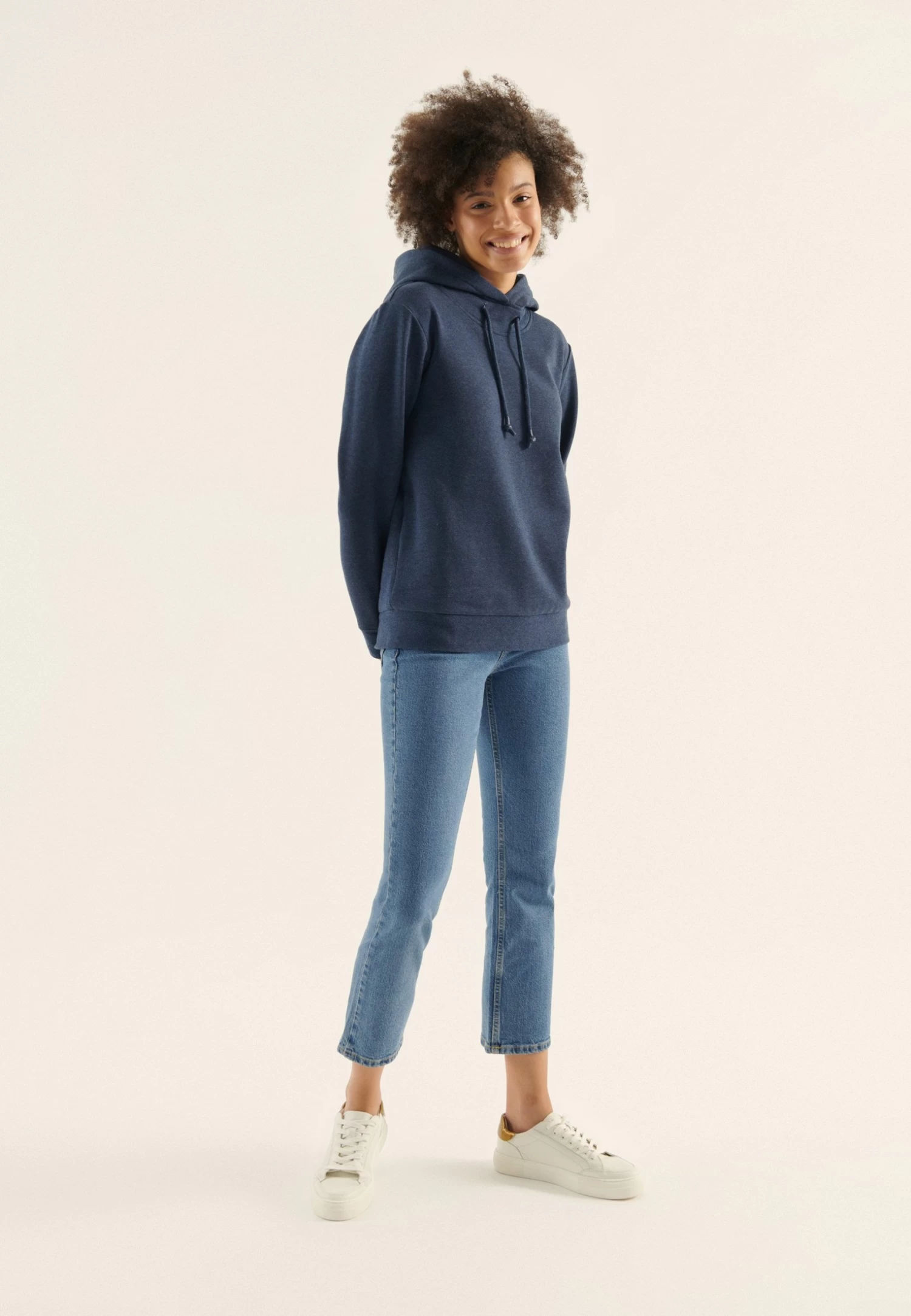Anna Field Hoodie - Dark Blue/Mottled Blue 4 Anna Field Hoodie - Dark Blue/Mottled Blue - Afbeelding 4