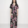 Jumpsuit - Black/ Multi-Coloured