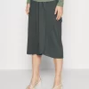 Maternity Basic Midi Skirt- Kokerrok - Light Green