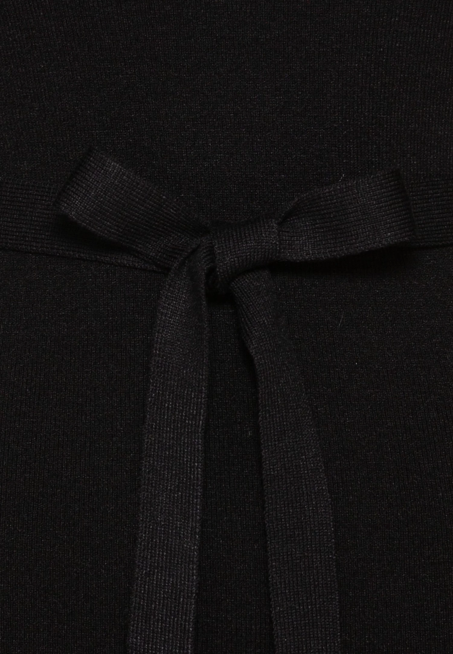 Anna Field Rollkragen Ripp Mini Strickkleid Mit Gürtel - Gebreide Jurk - Black 3 Anna Field Rollkragen Ripp Mini Strickkleid Mit Gürtel - Gebreide Jurk - Black - Afbeelding 3