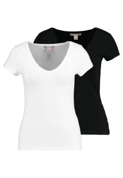 2 Pack - T-Shirt Basic - Black/White