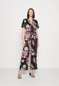 Anna Field Jumpsuit - Black/Multi-Coloured