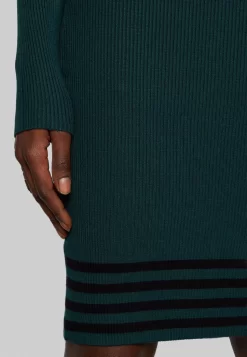 Anna Field Gebreide Jurk - Dark Green/Black -Anna Field 71854da98fa1410f99d2775df7f8ebc2 scaled