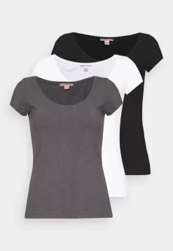 3 Pack - T-Shirt Basic - White/Black/Dark Grey 10 3 Pack - T-Shirt Basic - White/Black/Dark Grey -Anna Field 7a36f99eded3421f819cec9eec327d20 scaled