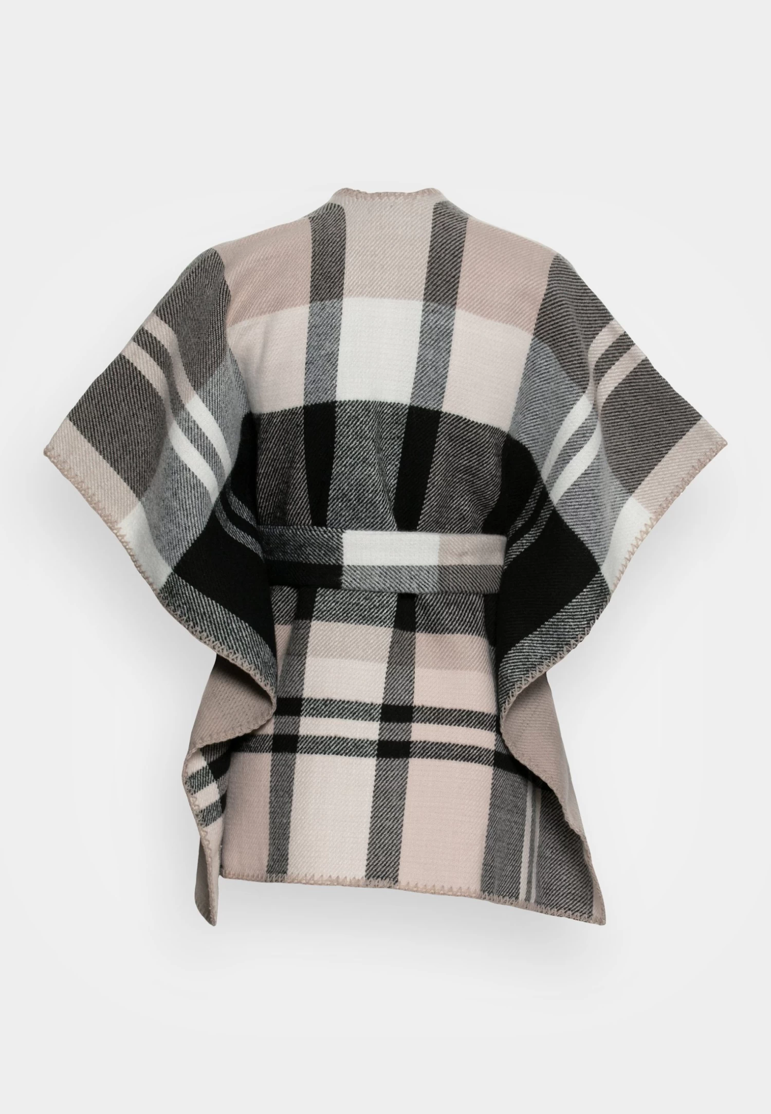 Anna Field Poncho - Black/White 2 Anna Field Poncho - Black/White - Afbeelding 2