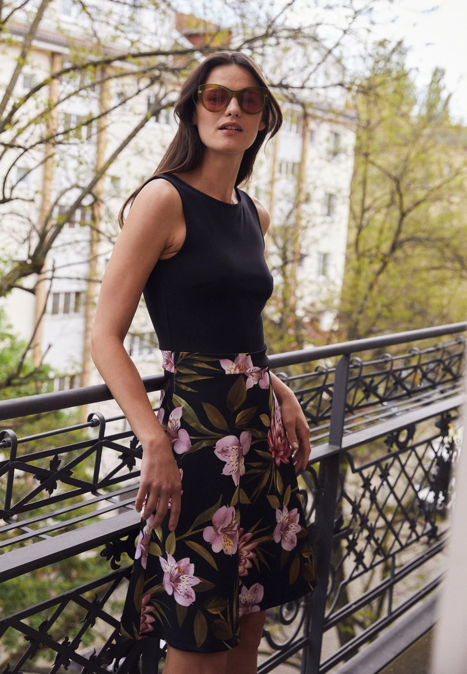 Anna Field Jurk - Black/Black/Pink 1 Anna Field Jurk - Black/Black/Pink