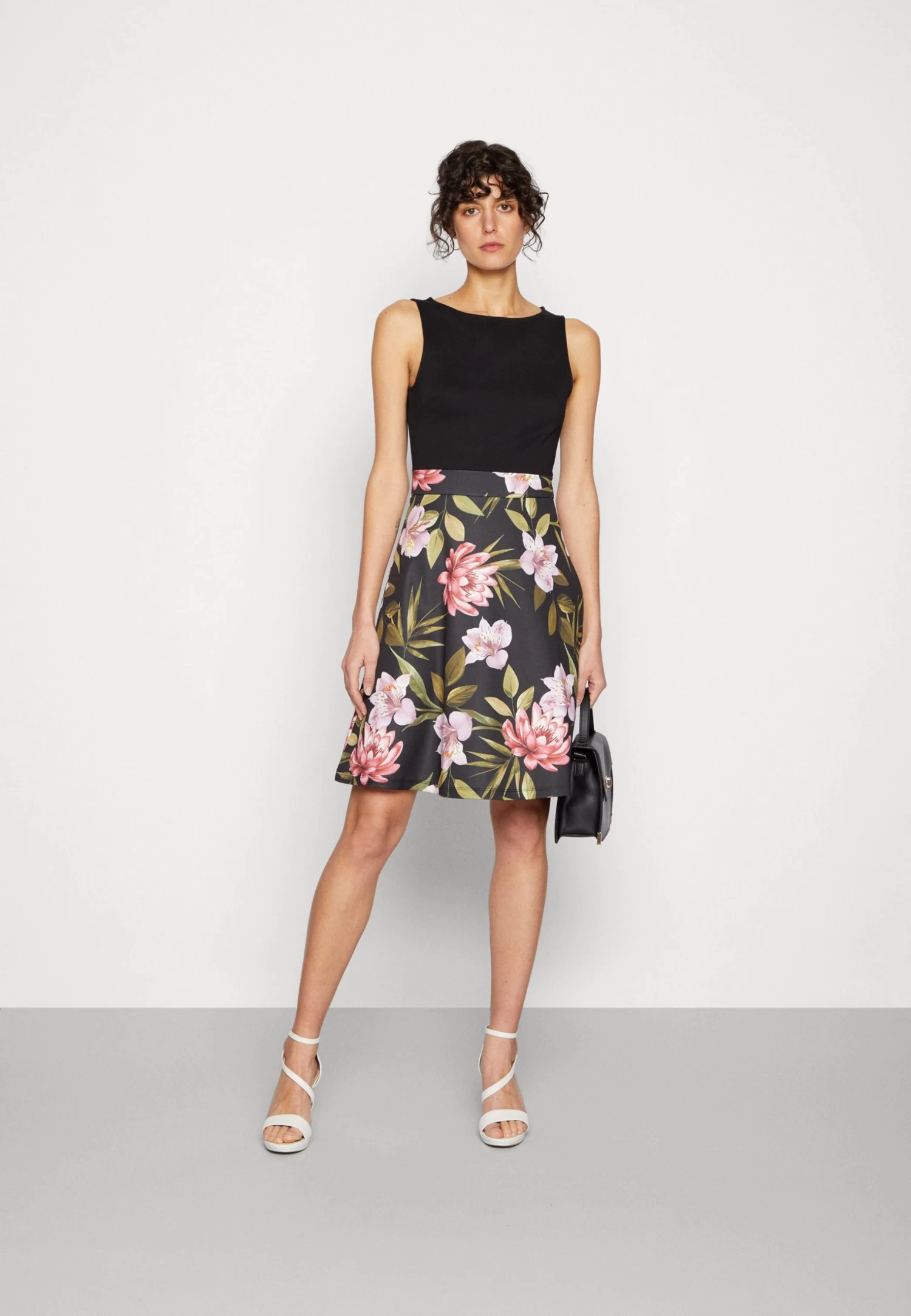Anna Field Jurk - Black/Black/Pink 5 Anna Field Jurk - Black/Black/Pink - Afbeelding 5