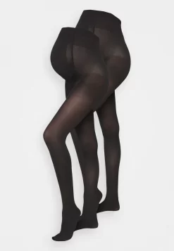 Anna Field 2 Pack 60 Den Maternity Tight - Panty -Black