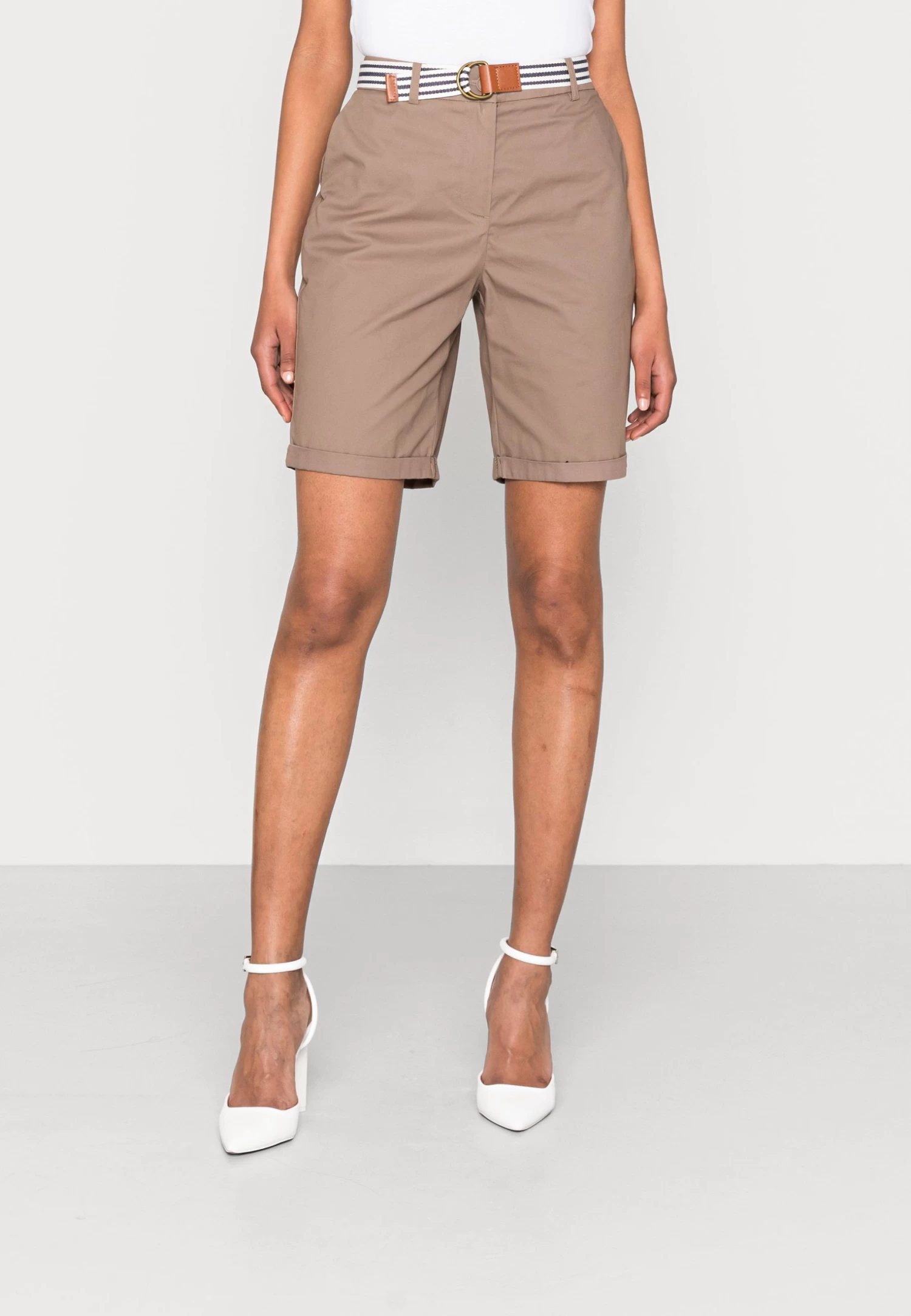 Anna Field Shorts - Taupe 1 Anna Field Shorts - Taupe