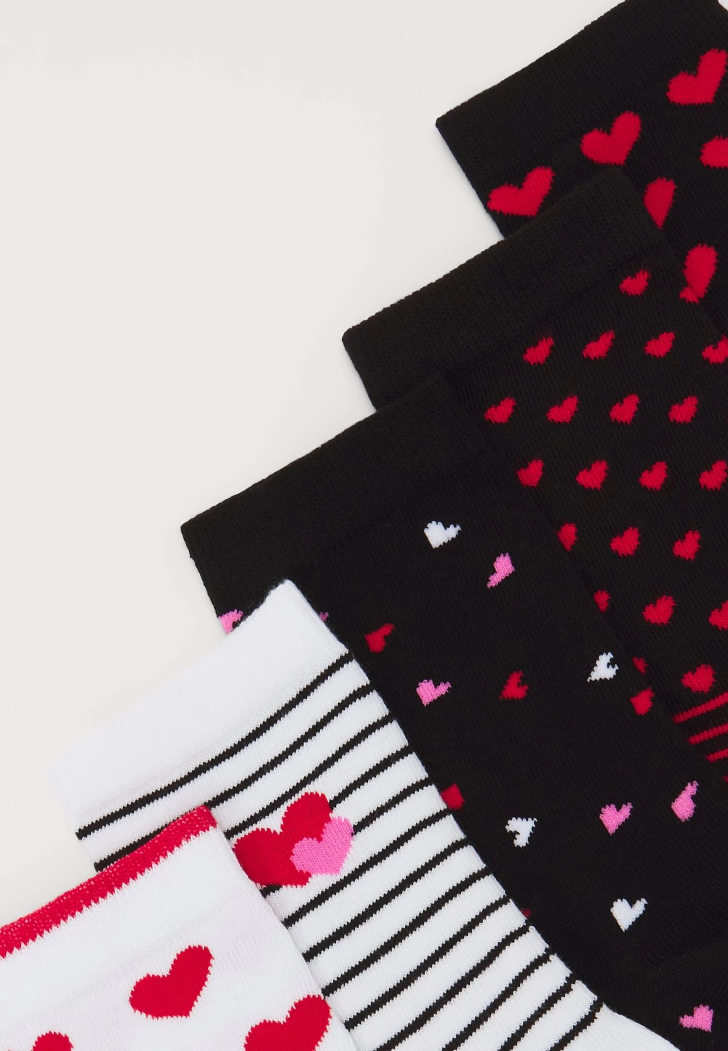 Anna Field 5 Pack - Sokken - Black/White 2 Anna Field 5 Pack - Sokken - Black/White - Afbeelding 2