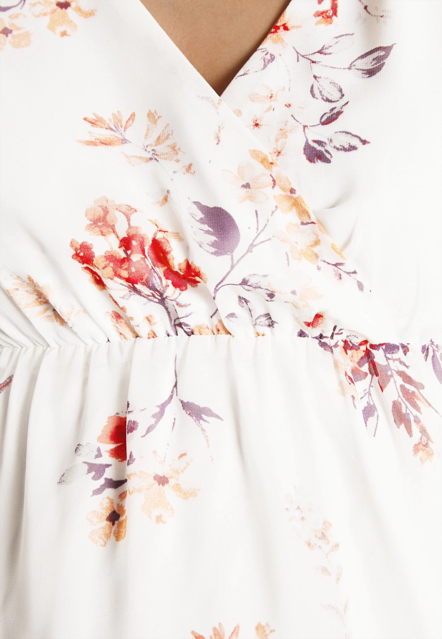 Mama Belt - Blouse - White/Red 6 Mama Belt - Blouse - White/Red - Afbeelding 6