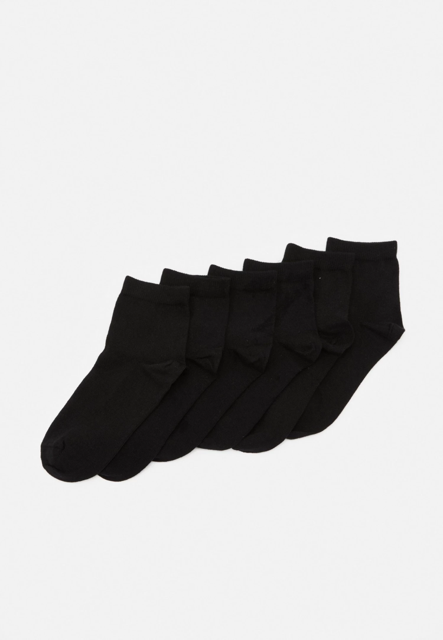 Anna Field 6 Pack Quarter Socks - Sokken - Black 1 Anna Field 6 Pack Quarter Socks - Sokken - Black