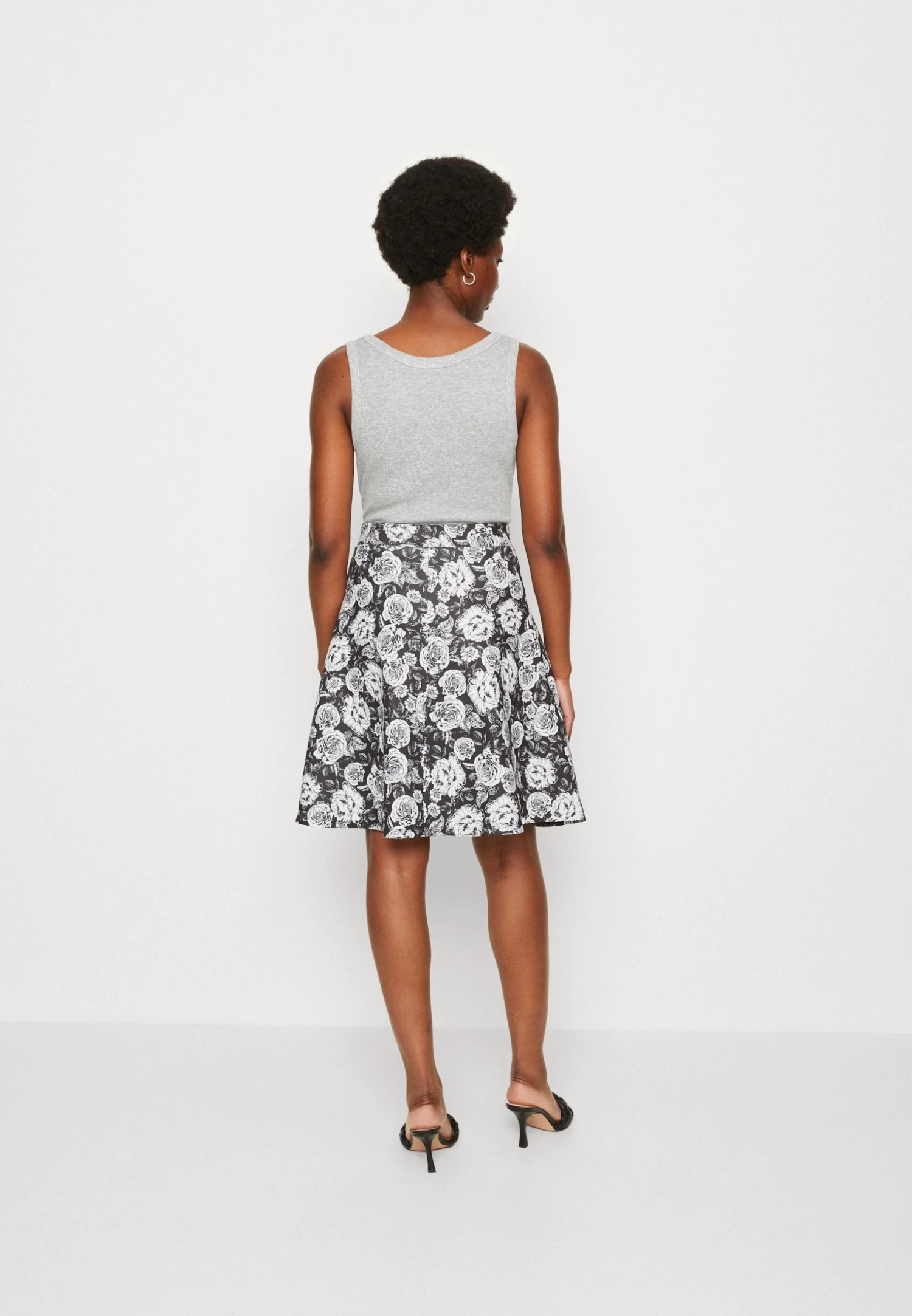 Anna Field Plooirok - Black/White 3 Anna Field Plooirok - Black/White - Afbeelding 3