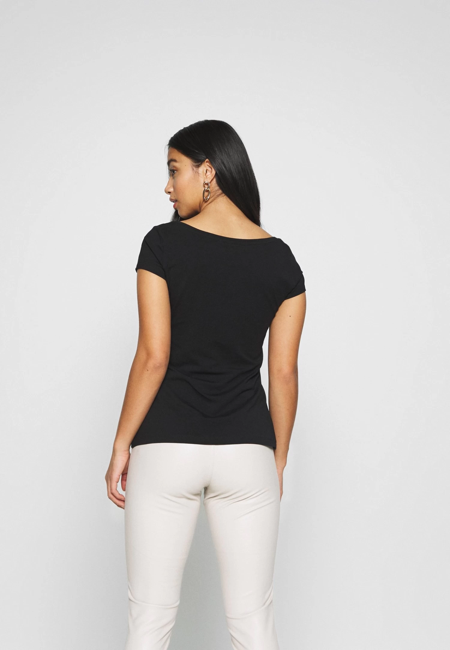 3 Pack - T-Shirt Basic - White/Black/Dark Grey 3 3 Pack - T-Shirt Basic - White/Black/Dark Grey - Afbeelding 3