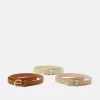 Anna Field 3 Pack - Riem - Cognac/Beige/Pink