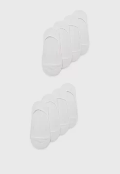 Anna Field 8 Pack- Enkelsokken - White