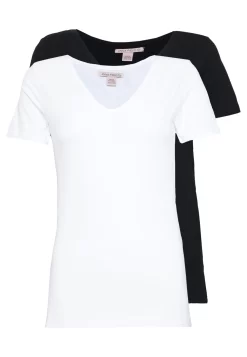 2 Pack- T-Shirt Basic - Black/White