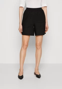 Anna Field Linen Mix - Shorts - Black