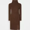 Anna Field Gebreide Jurk - Dark Brown