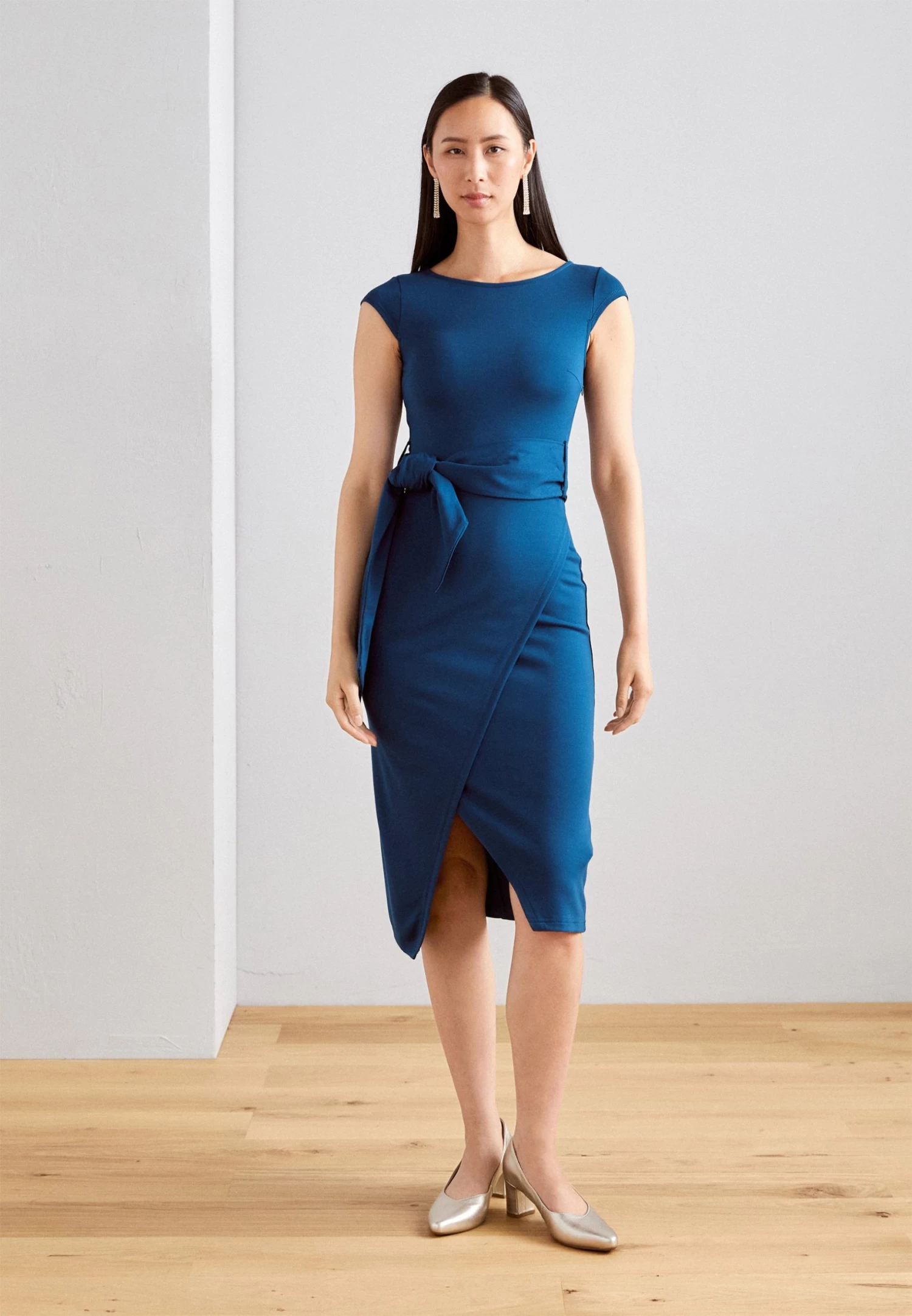 Anna Field Jerseyjurk - Blue 2 Anna Field Jerseyjurk - Blue - Afbeelding 2