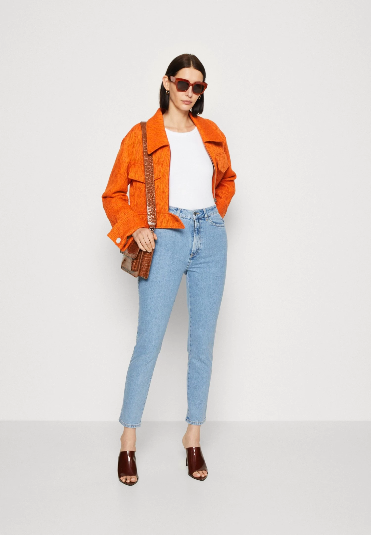 Anna Field Slim Fit Jeans - Light Blue Denim 2 Anna Field Slim Fit Jeans - Light Blue Denim - Afbeelding 2