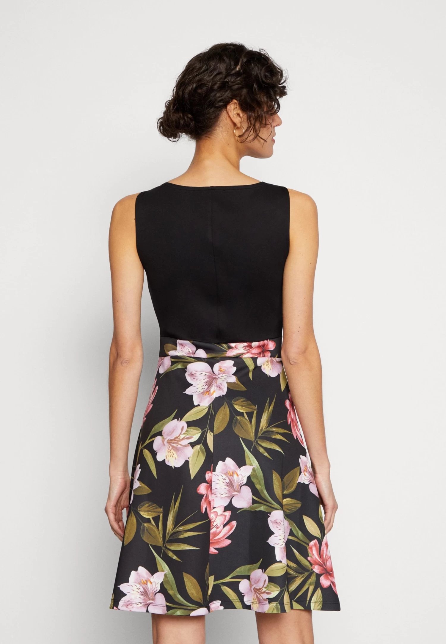 Anna Field Jurk - Black/Black/Pink 4 Anna Field Jurk - Black/Black/Pink - Afbeelding 4