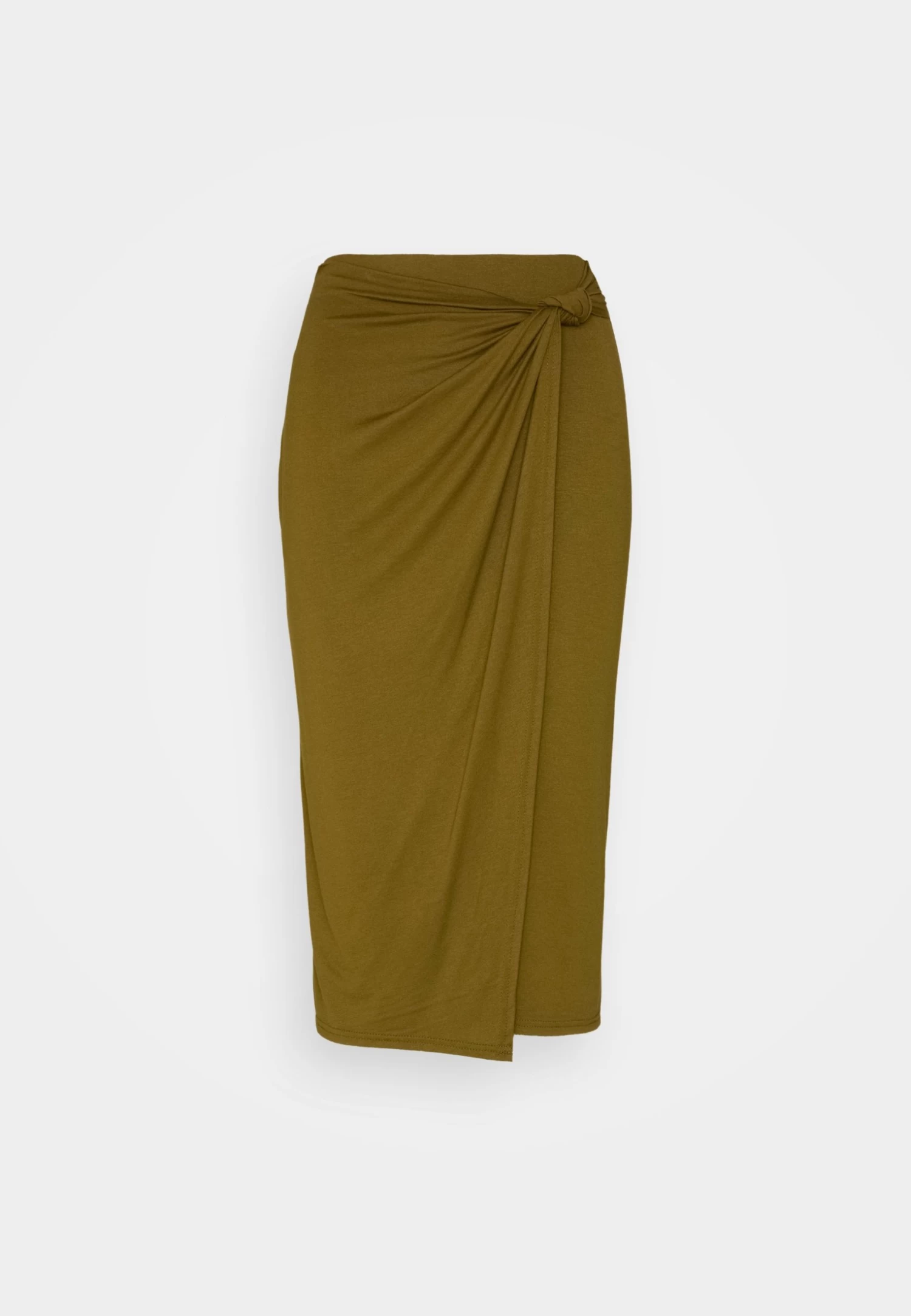 Anna Field Front Knot Midi Skirt - Kokerrok - Khaki 5 Anna Field Front Knot Midi Skirt - Kokerrok - Khaki - Afbeelding 5