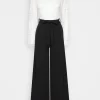 Anna Field Jumpsuit - White/Black